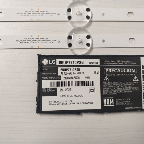 Kit De Leds Para Pantalla Lg Modelo 65up7710psb (Usado)