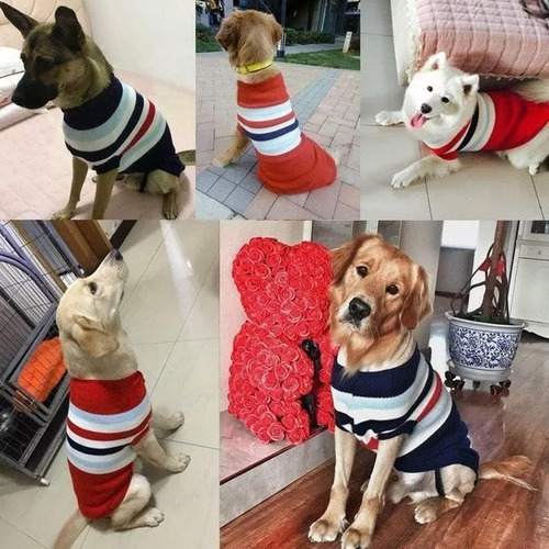 Sueter Lana Ropa Para Mascotas Razas Grandes Acabado Fino ©