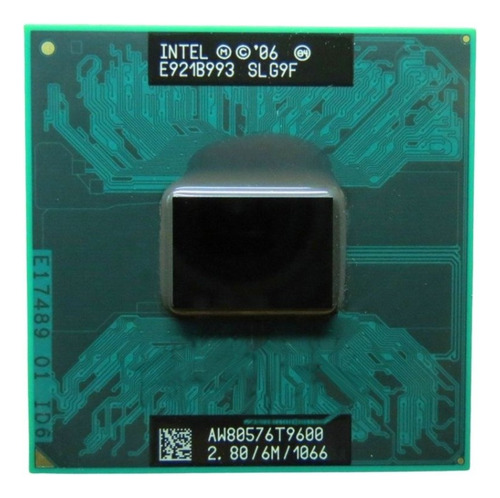 Procesador Core 2 Duo T9600 1066 Mhz, 2,8 Ghz Y 6 Mb De Cpu