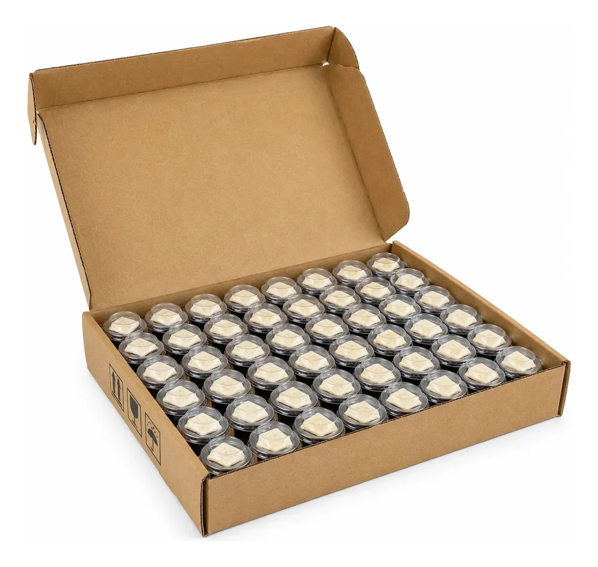 Kit CEIA Cálice Com Suco E Pão Ázimo Para Santa Ceia 48 Unidades - Frutos do Sertão