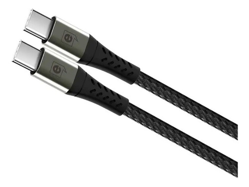 Cabo New Force Usb-c Para Usb-c 1.5m Easy Mobile C/nfe Cor Preto