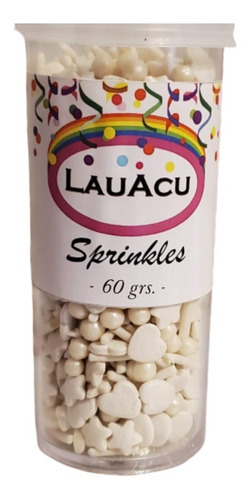 Imagen 1 de 2 de Sprinkles White - Blancos  -  60grs / Lauacu