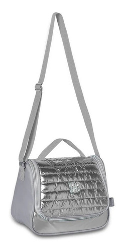 Imagem 3 de 5 de Kit Mochila Escolar Metalizada Rebecca Bonbon Rodinhas Rb G
