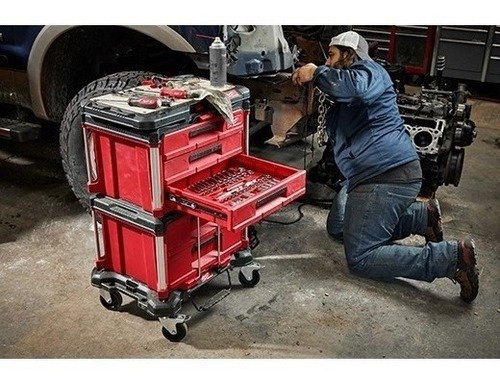 Caja De Herramientas 3 Cajones Packout Milwaukee 48-22-8443