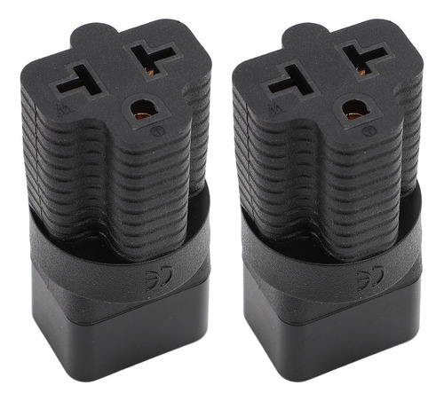 Conector Conversor Pdu De 2 Piezas Iec320 C20 A Nema 5 15r 5
