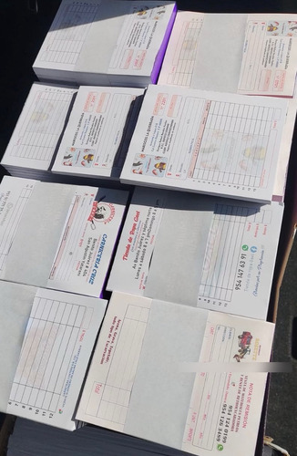 Notas De Remisión O Comandas Papel Autocopiante