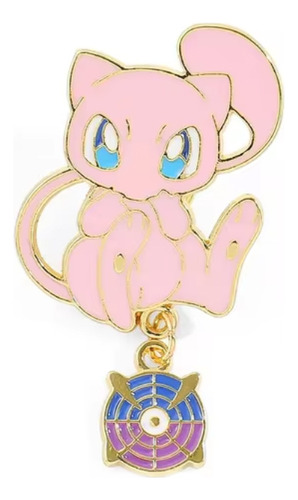 Pin Metalico Mew Con Enteball Pokemon Kawaii Anime Kawaii