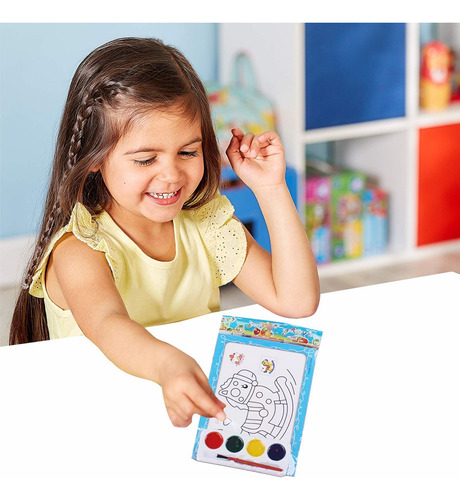 Pintura Para Colorear Con Agua Para Niños Hojas Para Colorea