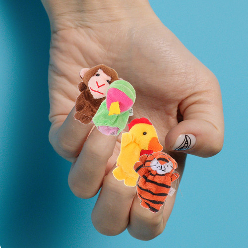 18 Juguetes Educativos Finger Puppets Story Time Finger Pupp