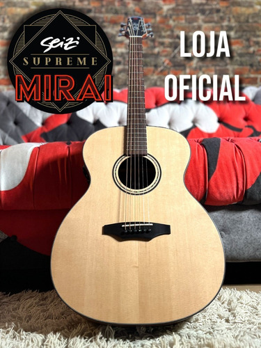 Violão Seizi Supreme Fuji Mirai Natural Com Bag Regulado