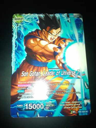 comprar Son Gohan \u002F\u002F Son Gohan, Leader Of Universe Carta Dragon Ball