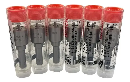 0433171743 Kit C/ 6 Bicos Injetores Bosch Dlla151p1169 | Frete grátis