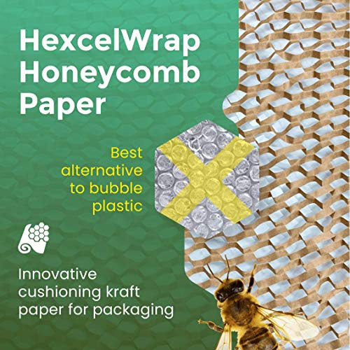 Idl Packaging Papel Kraft Acolchado Hexcelwrap 15.25 X 300