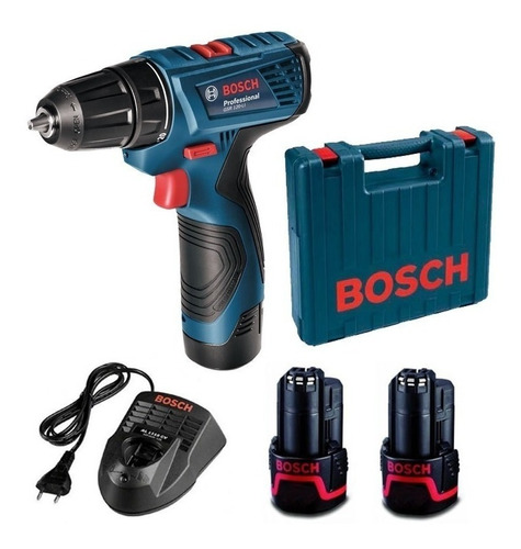 Taladro Atornillador Bosch Gsr 120 Li Con 2 Baterías 1.5 Ah