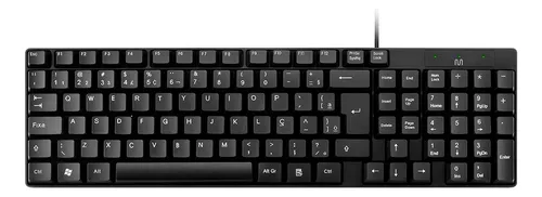 Teclado Usb Multilaser Tc193bu Slim Básico Preto