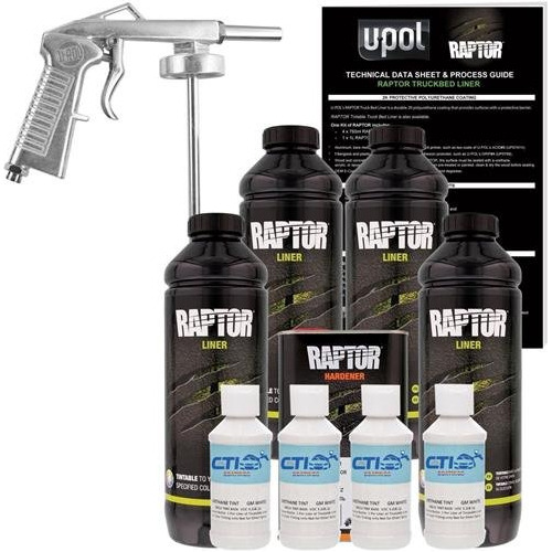 Raptor U-pol Gm Revestimiento Cama Camion Aerosol Uretano 4