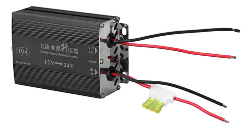 Convertidor Elevador Voltaje For Automóvil De 10a 12v A 24v