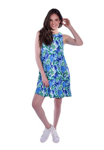 Vestido Chaps Mujer Azul 260714078-2wz5