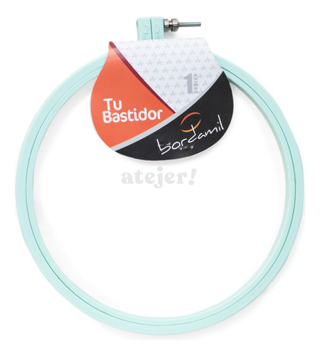 Bastidor Plástico Para Bordar - Almendra Con Tornillo 20cm 