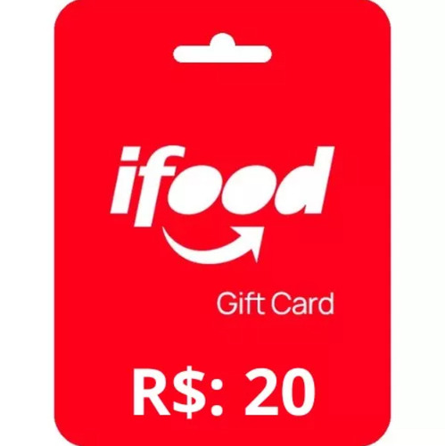 Cartao De Presente Ifood 20,00 Digital