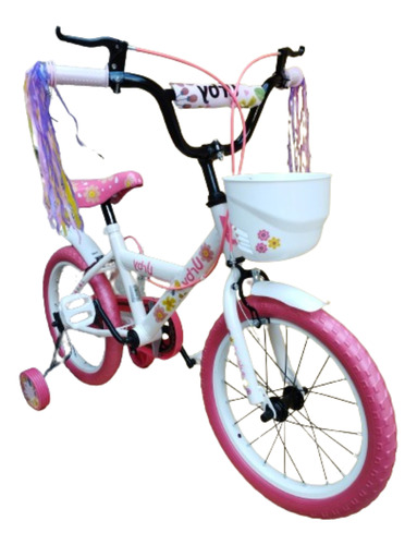 Bicicleta Infantil R16 Con Ruedas Goma Eva 7126