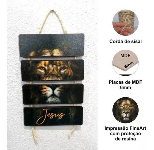 Enfeite de Mesa - Plaquinha MDF - O Senhor é o meu Pastor Independente  Outros Livraria Evangélica Casa da Bíblia Online Outros