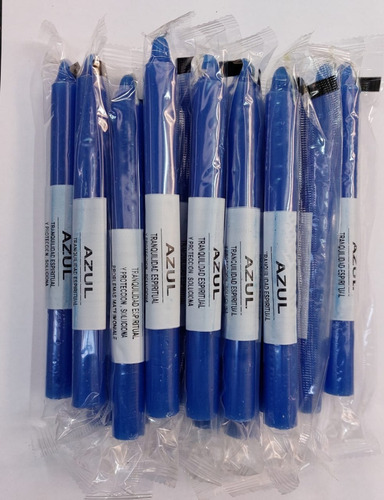 Velas Azul Pack De 50u /lamanoworld