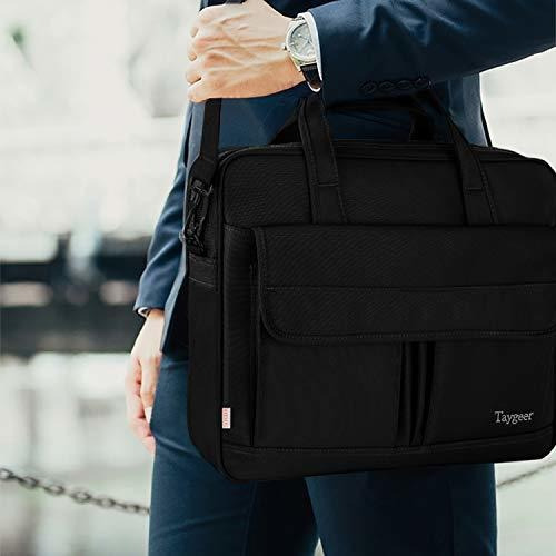 Bolsa Para Computadora Portatil De 15.6 Pulgadas, Maletin De Color Negro