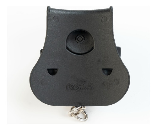 Porta Esposas Tactico Anatomico Rescue Polimero Rigido Color Negro