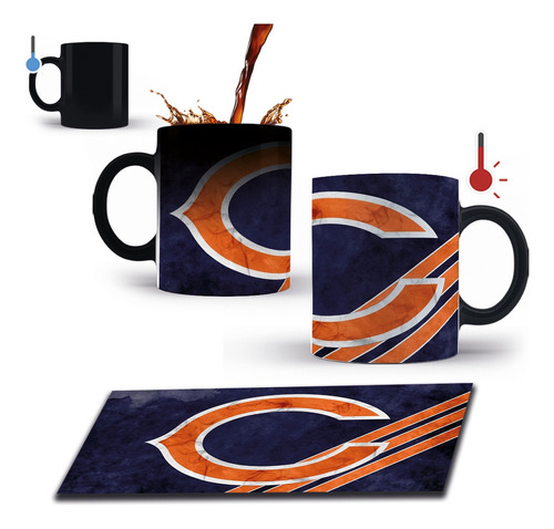 Taza Mágica 11 Oz Nfl Bears Chicago Mod4