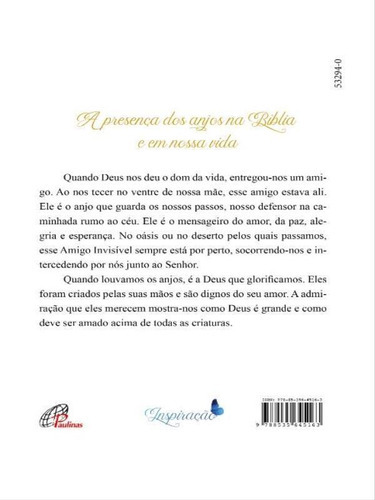 Amigos Invisíveis: A Presença Dos Anjos Na Bíblia E Em Nossa Vida, De José, Agnaldo. Editora Paulinas, Capa Mole Em Português