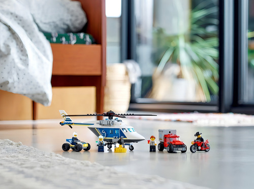 Kit Lego City Policía Persecución En Helicóptero 60243 3
