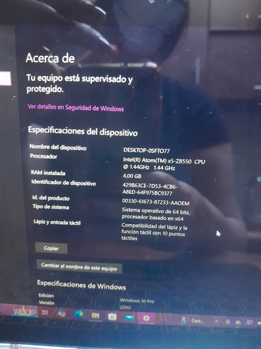 Lenovo Yoga Book Yb1-x91f (Usado)