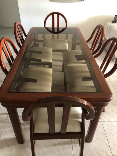 Juego De Comedor Madera 6 Sillas