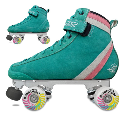 Bont Parkstar Soft Teal Suede Roller Skate B08p8vxcf5_090424