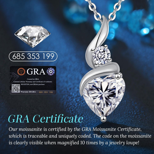 Andso Regalo De Navidad Para Mujer, Collares De Diamantes De