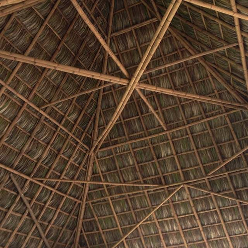 Construcción De Palapas De Bambú.