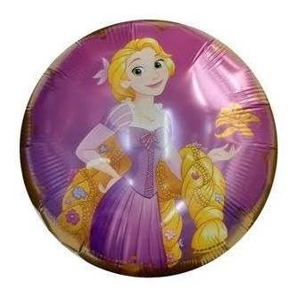 Rapunzel Globo Metalico Redondo 10 Piezas 45 Cm