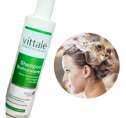 Vittale 12 Shampoo Biohidratante Sin Sal Sin Parabenos 320ml