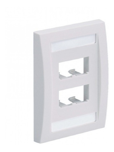 Faceplate 4 Y 2 Puertos Blanco Opaco Panduit