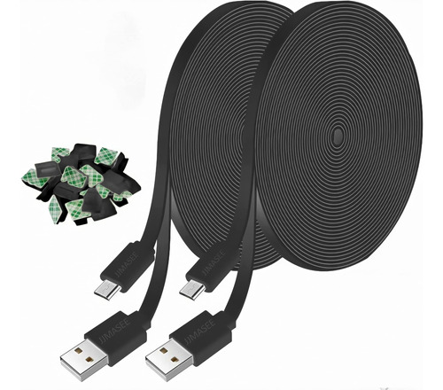 Paquete De 2 Cables De Extensión De Alimentación De 10 Pies