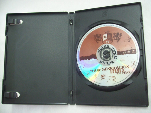 Dvd Tour Generación Rbd En Vivo
