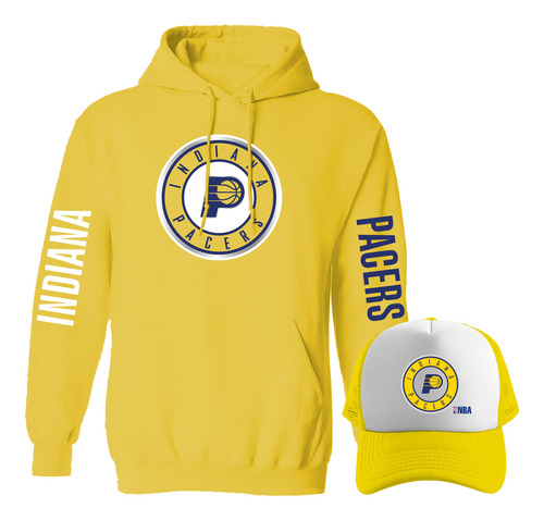 Paquete: Sudadera + Gorra Nba Indiana Pacers