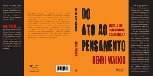 Do Ato Ao Pensamento, De Wallon, Henri. Editora Vozes, Capa Mole Em Português