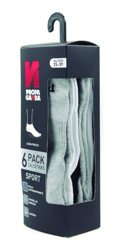 Calcetines Invisibles Propaganda Sport Pack 6 Mujer 