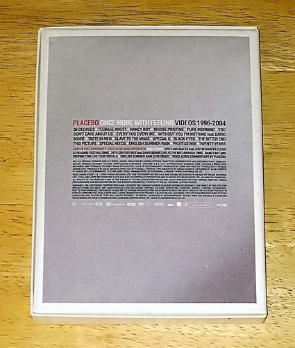 Placebo Once More With Feeling: Videos 1996-2004 Dvd Rock (Usado)