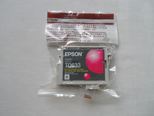 Cartucho Epson T0633 Magenta Original Japones Sellado 