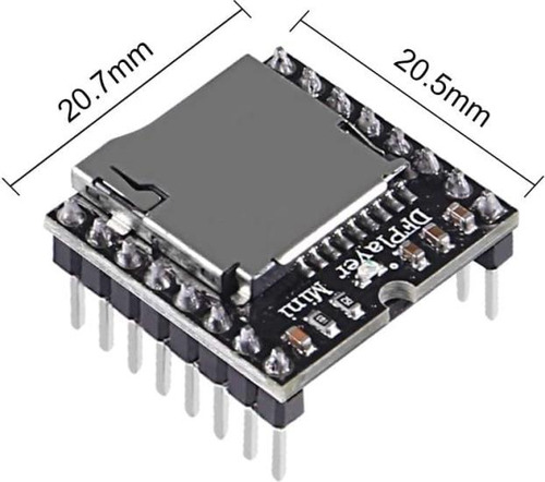 Almocn 2pcs Yx5200 Dfplayer Mini Módulo De Audio Para Reprod