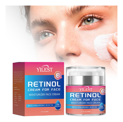 Hyaluronic And Retinol Face Cream Fading Fine Lines Firming