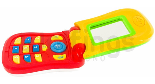 Imagen 4 de 6 de Telefono Celular De Juguete Infantil Con Sonido Niños Bebes
